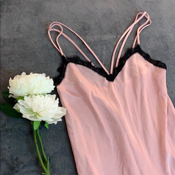 GUC Blush Pink Vintage Strappy Slip Dress (L) •Final Price unless Bundled* - Picture 9 of 9